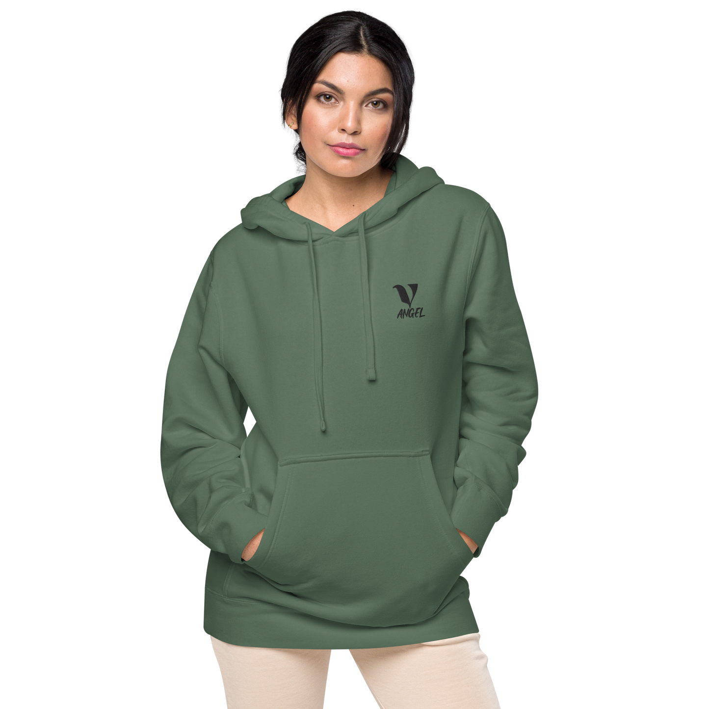 Unisex pigment-dyed hoodie