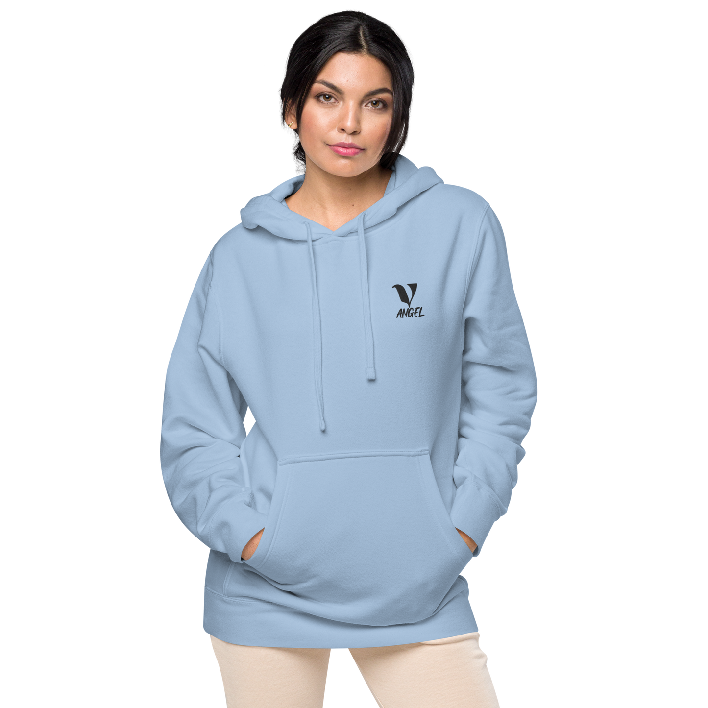 Unisex pigment-dyed hoodie