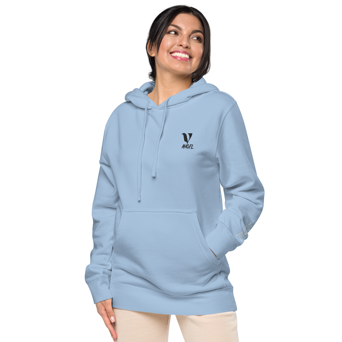 Unisex pigment-dyed hoodie